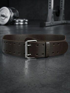 Genuine Leather Weight Lifting Belt for Gym Training